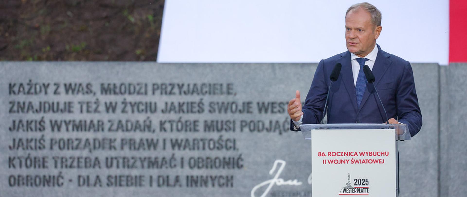 Obchody 86. rocznicy wybuchu II wojny światowej na Westerplatte
